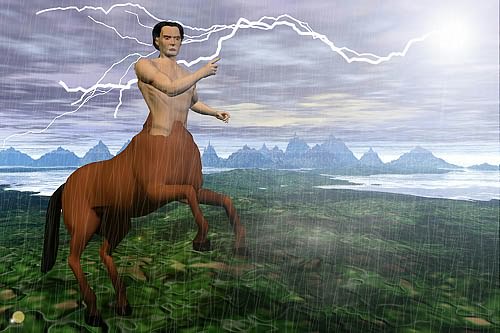 Centaur with Lightening